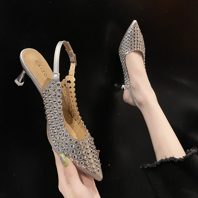 Κομψό μοντέλο γυναικεία παπούτσια με λεπτό τακούνι 6 cm