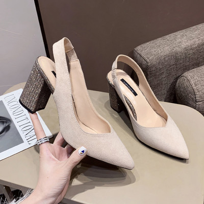 Μοντέρνο μοντέλο μυτερά παπούτσια με τακούνι  8 cm