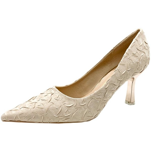 Κομψά μυτερά παπούτσια με τακούνια σε τρία χρώματα