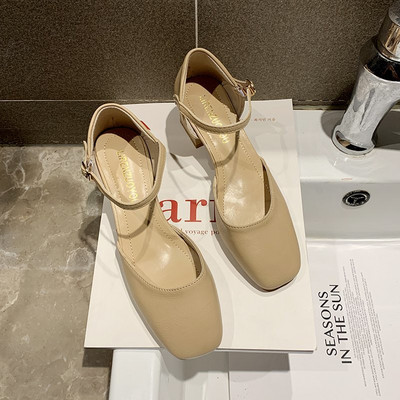 Γυναικεία έκο δερμάτινα παπούτσια σε τρία χρώματα με αγκράφα