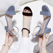 Naiste öko seemisnahast sandaalid 7 cm kontsaga