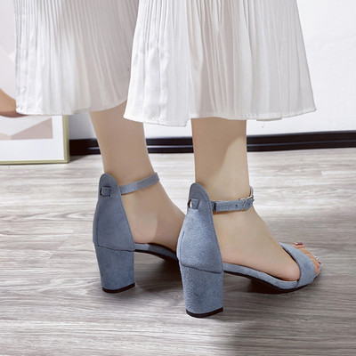 Naiste öko seemisnahast sandaalid 7 cm kontsaga