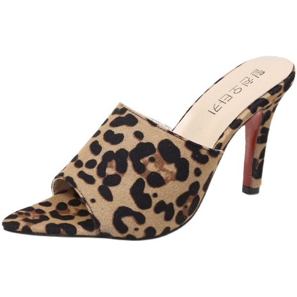 Naiste moodsad kõrge kontsaga sussid 9 cm