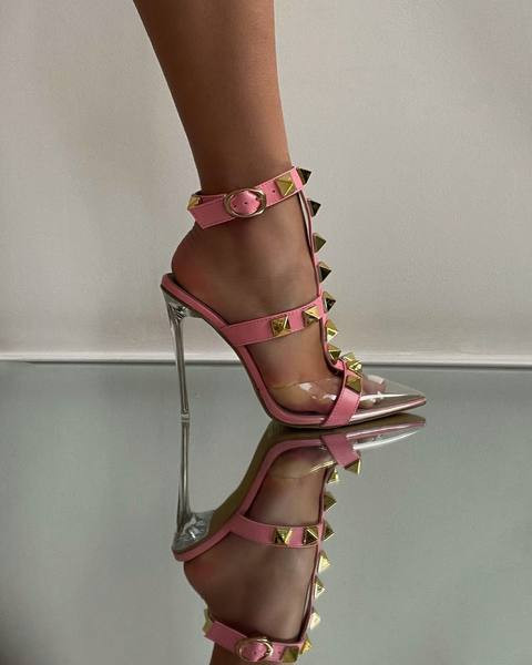 Stiilsed neetide ja kõrgete kontsadega naiste kingad