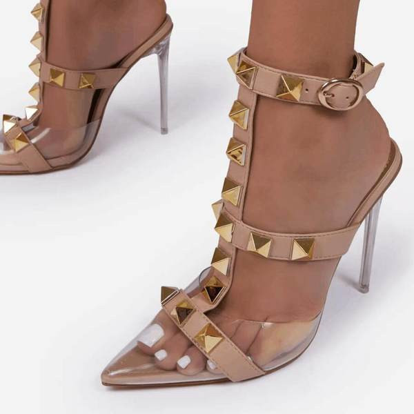 Stiilsed neetide ja kõrgete kontsadega naiste kingad