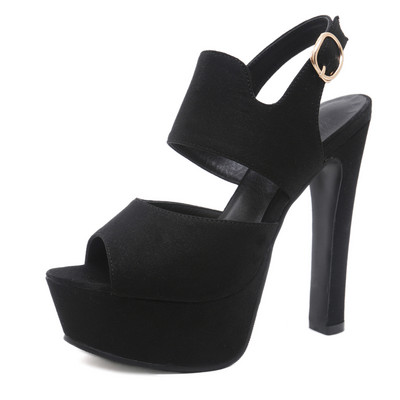 Νέο μοντέλο γυναικεία σανδάλια με αγκράφα και τακούνι 13,5 cm