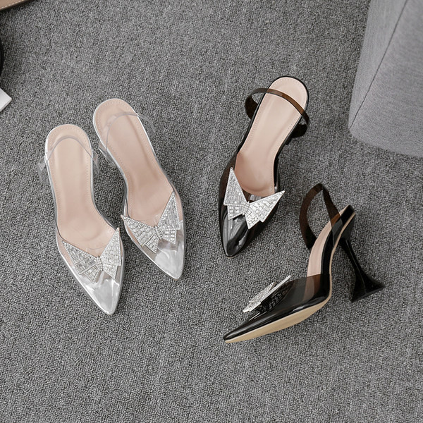 Uus mudel kahes värvitoonis kivikeste ja lipsudega naiste sandaalid