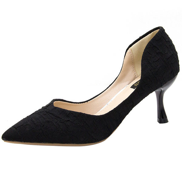 Naiste elegantsete riidest kingade uus mudel õhukese 6 cm kontsaga