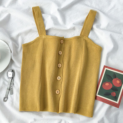 Καθημερινή γυναικεία αμάνικη  μπλούζα με κουμπιά - δύο μοντέλα