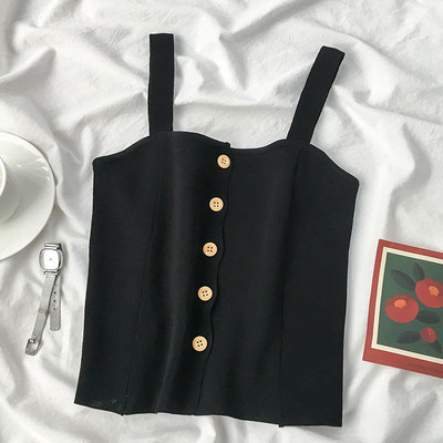 Καθημερινή γυναικεία αμάνικη  μπλούζα με κουμπιά - δύο μοντέλα