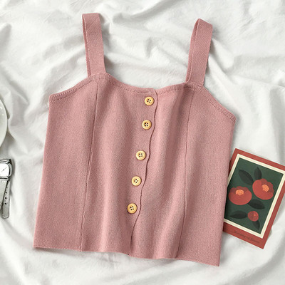 Καθημερινή γυναικεία αμάνικη  μπλούζα με κουμπιά - δύο μοντέλα