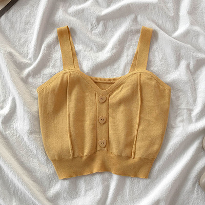 Καθημερινή γυναικεία αμάνικη  μπλούζα με κουμπιά - δύο μοντέλα