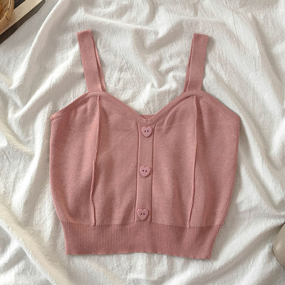 Καθημερινή γυναικεία αμάνικη  μπλούζα με κουμπιά - δύο μοντέλα