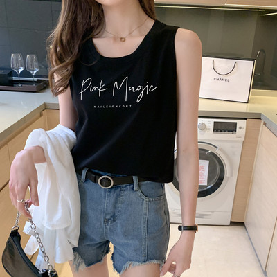 Γυναικεία αμάνικι μπλούζα σε διάφορα χρώματα με απλικέ