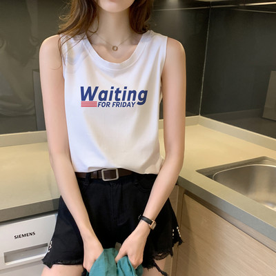 Γυναικεία αμάνικι μπλούζα σε διάφορα χρώματα με απλικέ