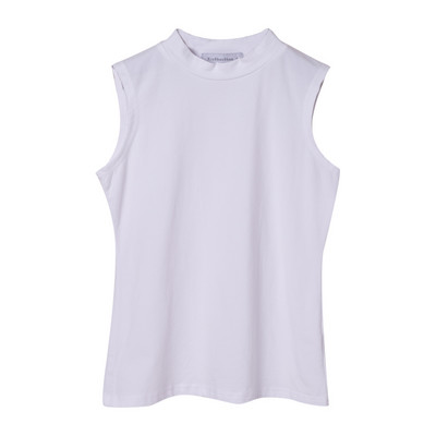 Γυναικεία αμάνικη μπλούζα με μοντέλο σε σχήμα Ο