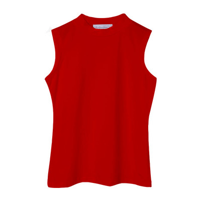 Γυναικεία αμάνικη μπλούζα με μοντέλο σε σχήμα Ο