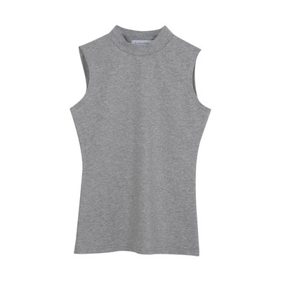 Γυναικεία αμάνικη μπλούζα με μοντέλο σε σχήμα Ο