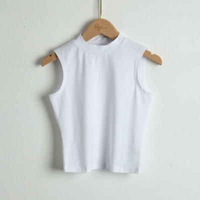 Γυναικεία αμάνικη μπλούζα με μοντέλο σε σχήμα Ο