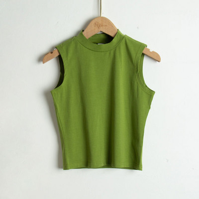 Γυναικεία αμάνικη μπλούζα με μοντέλο σε σχήμα Ο