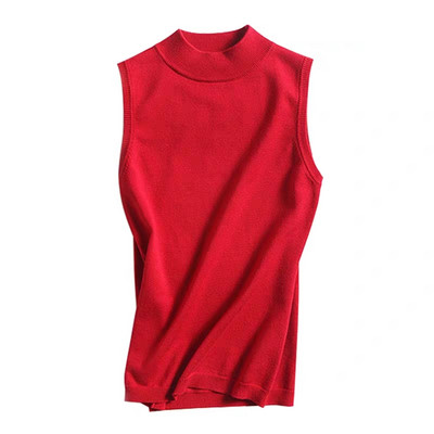 Γυναικεία αμάνικη μπλούζα με μοντέλο σε σχήμα Ο