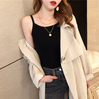 Γυναικεία αμάνικη μπλούζα με λεπτά τιραντάκια - διάφορα χρώματα