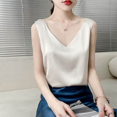 Γυναικεία αμάνικη μπλούζα με ντεκολτέ  σε διάφορα χρώματα