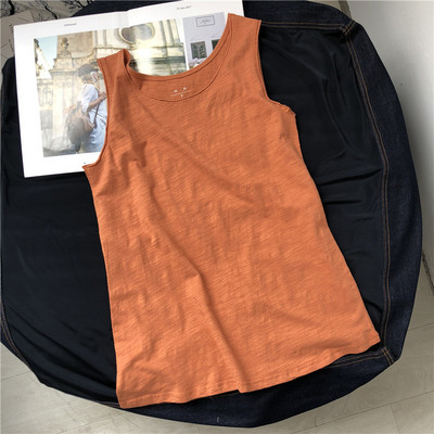 Γυναικεία αμάνικη  μπλούζα casual σε απλό μοντέλο σε τέσσερα χρώματα