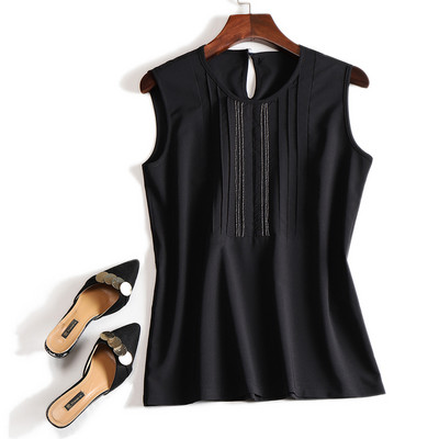 Γυναικεία μοντέρνα μπλούζα σε τρία χρώματα με οβάλ ντεκολτέ