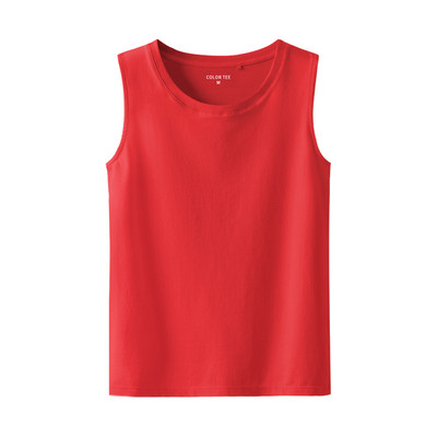 Naiste puuvillane topp ovaalse kaelusega tavaline mudel