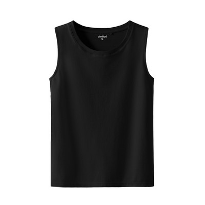 Naiste puuvillane topp ovaalse kaelusega tavaline mudel