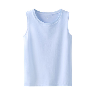 Naiste puuvillane topp ovaalse kaelusega tavaline mudel