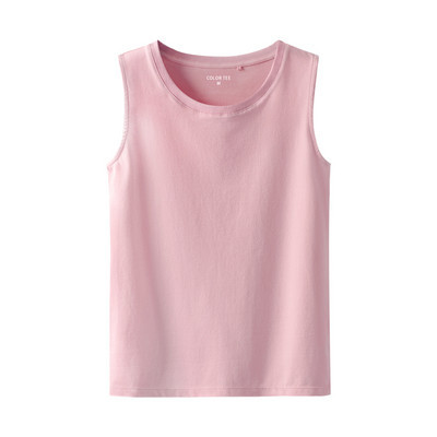 Naiste puuvillane topp ovaalse kaelusega tavaline mudel