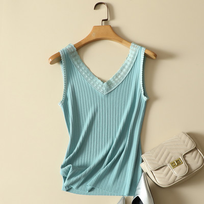 Uut mudelit spits-kaelusega naiste topp - mitmes värvitoonis