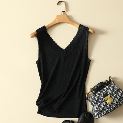 Uut mudelit spits-kaelusega naiste topp - mitmes värvitoonis