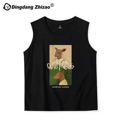 Jauna modeļa sieviešu gadījuma tops ar ovālu kakla izgriezumu un aplikācijām