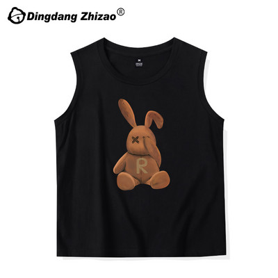 Jauna modeļa sieviešu gadījuma tops ar ovālu kakla izgriezumu un aplikācijām