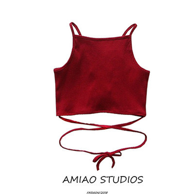 Naiste rinnahoidja õhukeste rihmade ja lipsudega