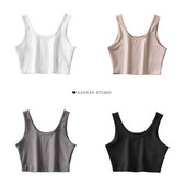 Sportlik vabaaja topp ovaalse kaelusega-lühike mudel