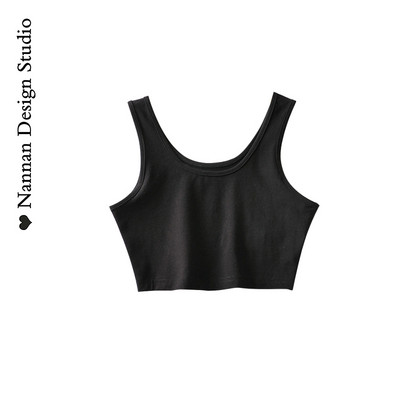 Sportlik vabaaja topp ovaalse kaelusega-lühike mudel