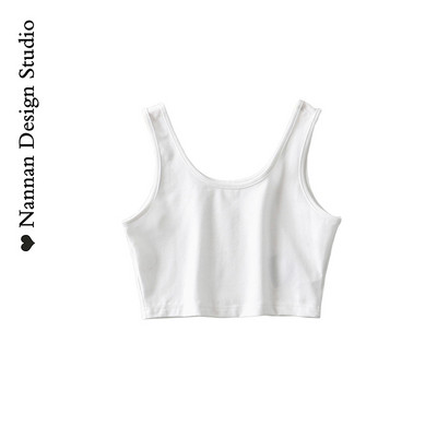 Sportlik vabaaja topp ovaalse kaelusega-lühike mudel