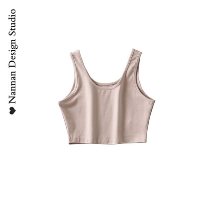 Sportlik vabaaja topp ovaalse kaelusega-lühike mudel