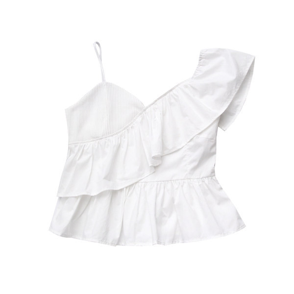 Naiste V-kaelusega ja lokkidega rinnakas