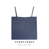 Γυναικεία μπλούζα casual με λεπτά τιραντάκια - τετράγωνο ντεκολτέ