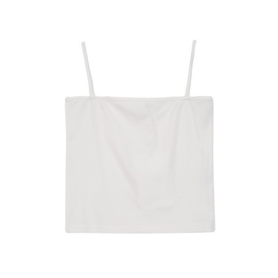 Γυναικεία μπλούζα casual με λεπτά τιραντάκια - τετράγωνο ντεκολτέ