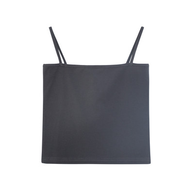 Γυναικεία μπλούζα casual με λεπτά τιραντάκια - τετράγωνο ντεκολτέ