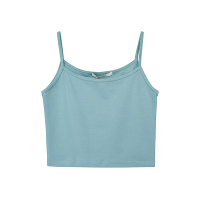 Naiste vabaaja õhukeste rihmadega crop top
