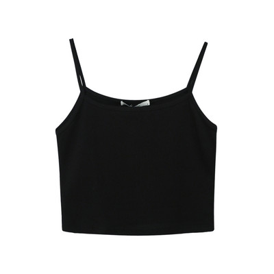 Naiste vabaaja õhukeste rihmadega crop top