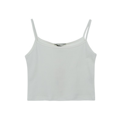Naiste vabaaja õhukeste rihmadega crop top
