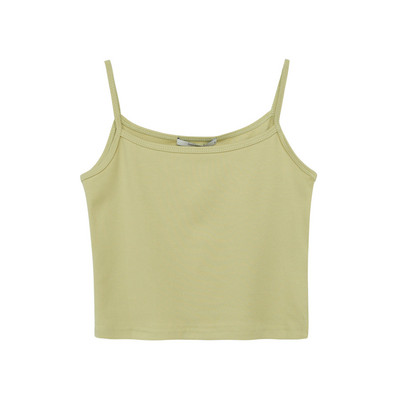 Naiste vabaaja õhukeste rihmadega crop top